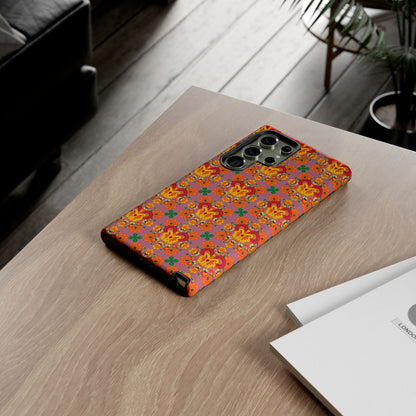 Tough Cases, Aries, Zodiac v1, Flower Pattern