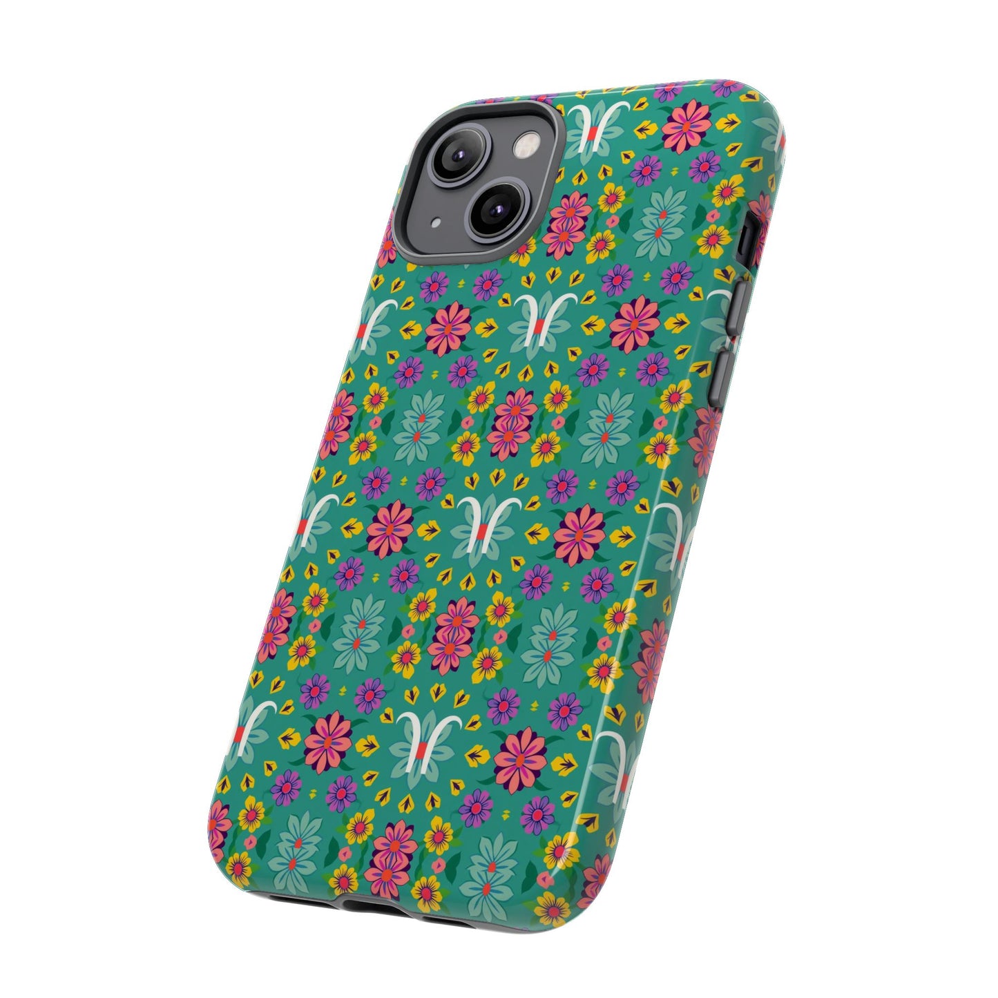 Tough Cases, Aquarius, Zodiac v4, Flower Pattern