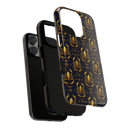 Tough Cases, Scorpio, Zodiac, Metal Pattern