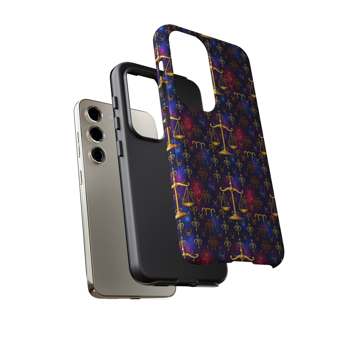 Tough Cases, Libra, Zodiac v2, Metal Pattern