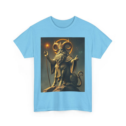 Unisex Heavy Cotton T-Shirt, Taurus God, Zodiac Design