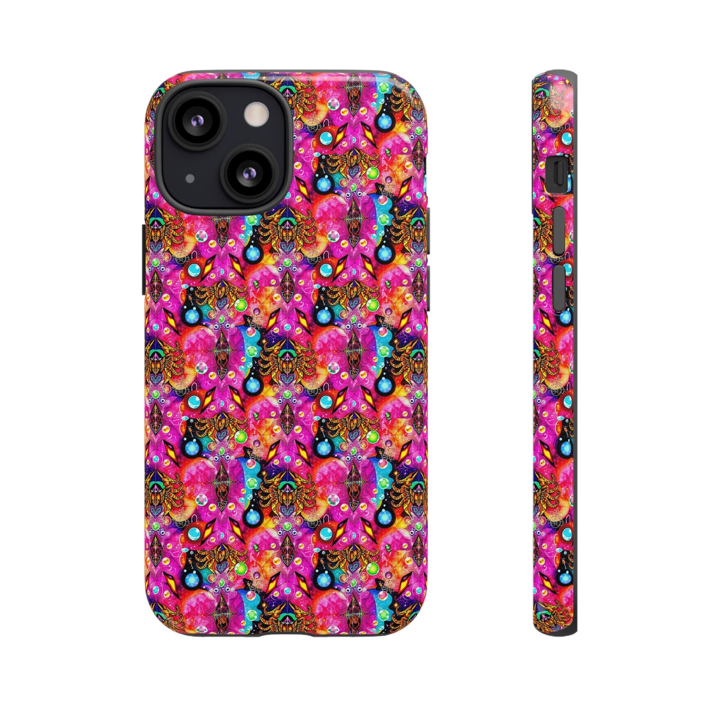 Tough Cases, Scorpio, Zodiac v1, Bubble Pattern