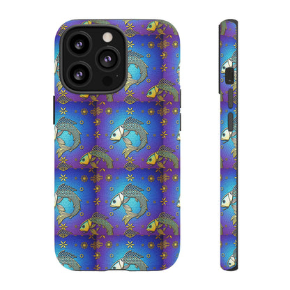 Tough Cases, Pisces, Zodiac v2, Metal Pattern