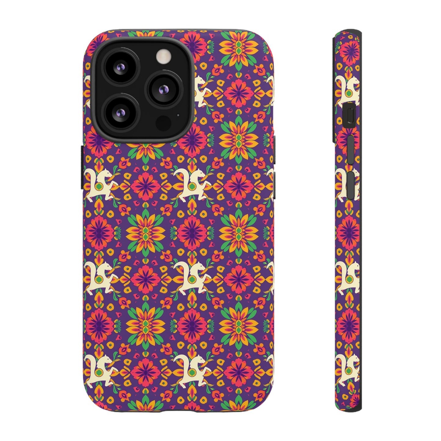Tough Cases, Aquarius, Zodiac v1, Flower Pattern