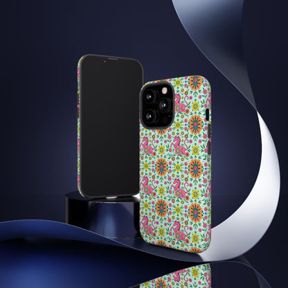 Tough Cases, Aquarius, Zodiac, Flower Pattern