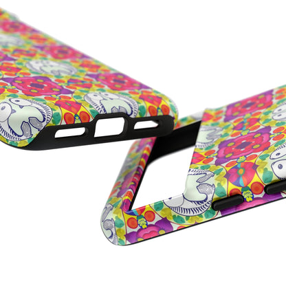 Tough Cases, Pisces, Zodiac v2, Flower Pattern