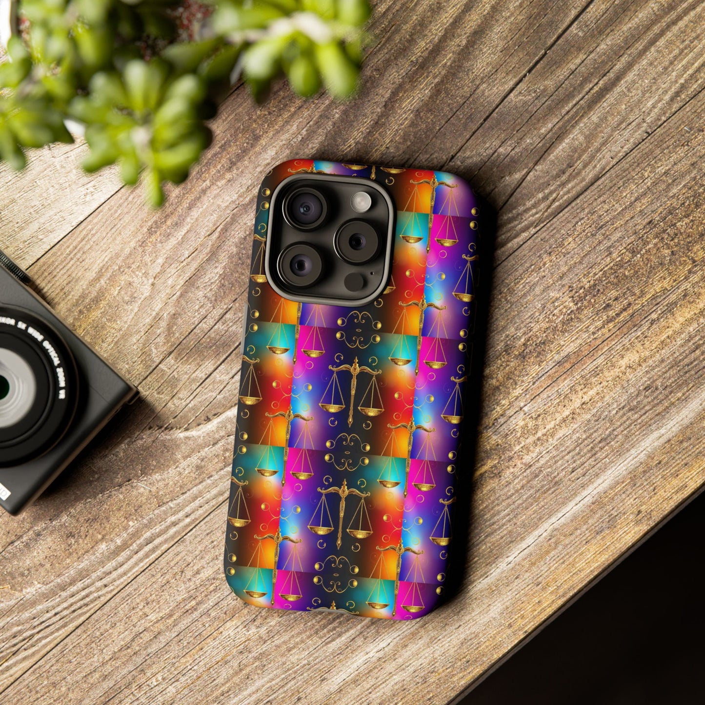 Tough Cases, Libra, Zodiac v1, Metal Pattern