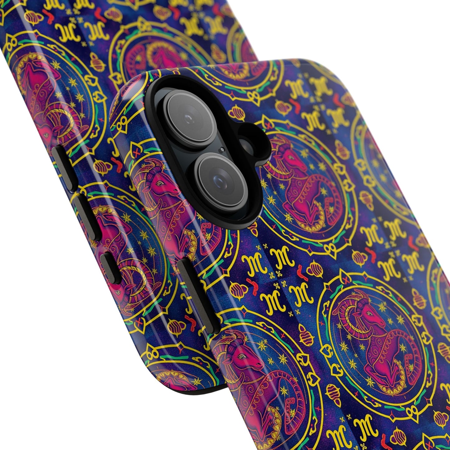 Tough Cases, Capricorn, Zodiac, Metal Pattern