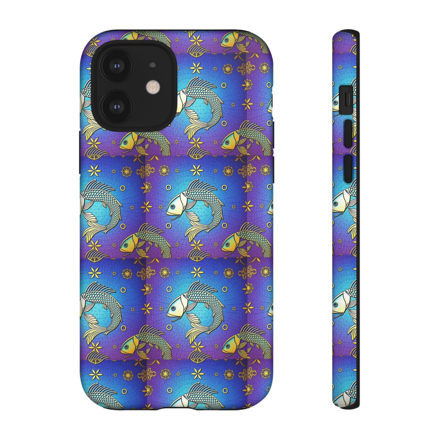 Tough Cases, Pisces, Zodiac v2, Metal Pattern