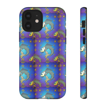 Tough Cases, Pisces, Zodiac v2, Metal Pattern