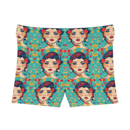 Women's Shorts, (AOP), Pisces, Zodiac v3, Sexy Pattern