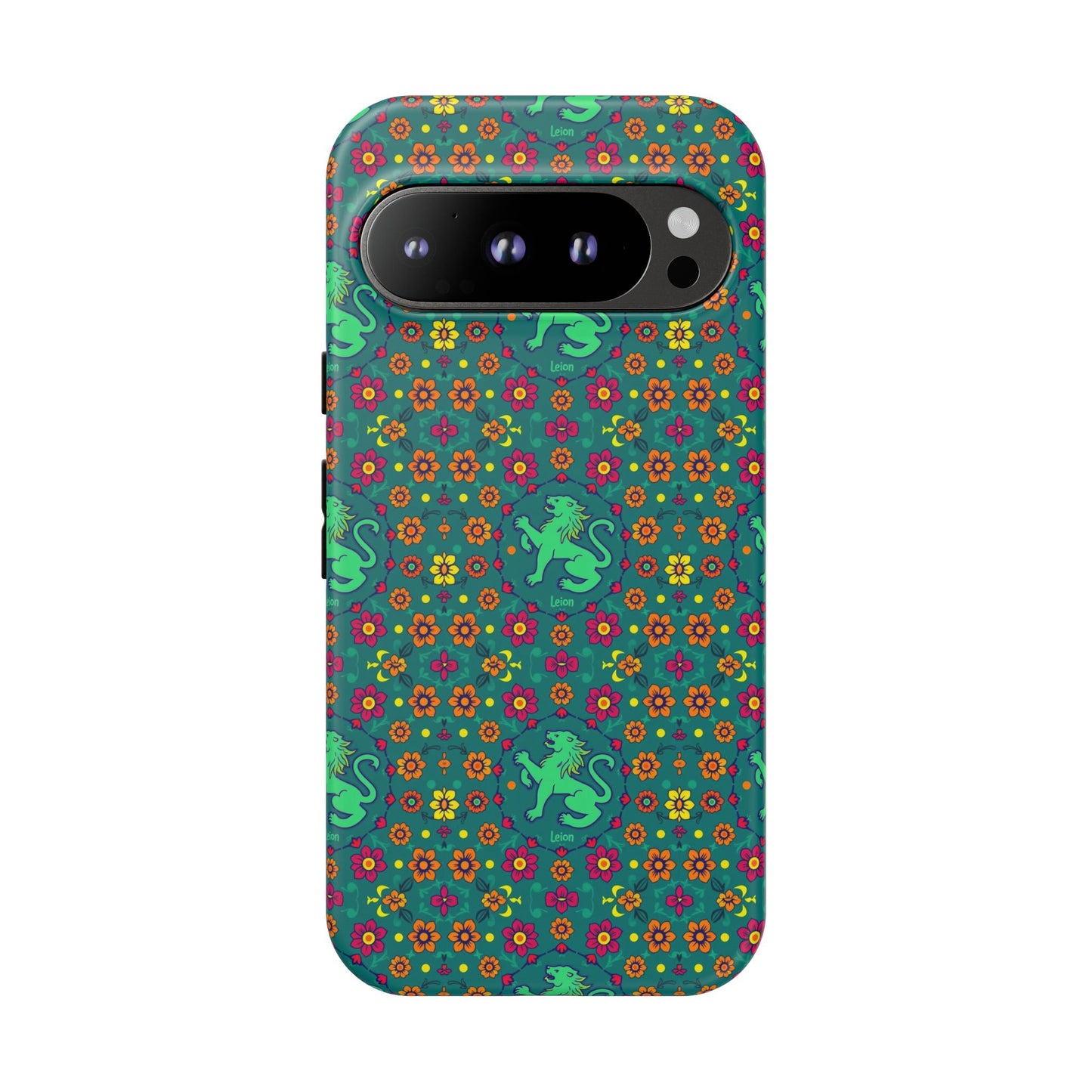 Tough Cases, Leo, Zodiac v3, Flower Pattern