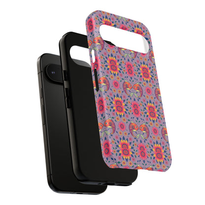 Tough Cases, Pisces, Zodiac v3, Flower Pattern