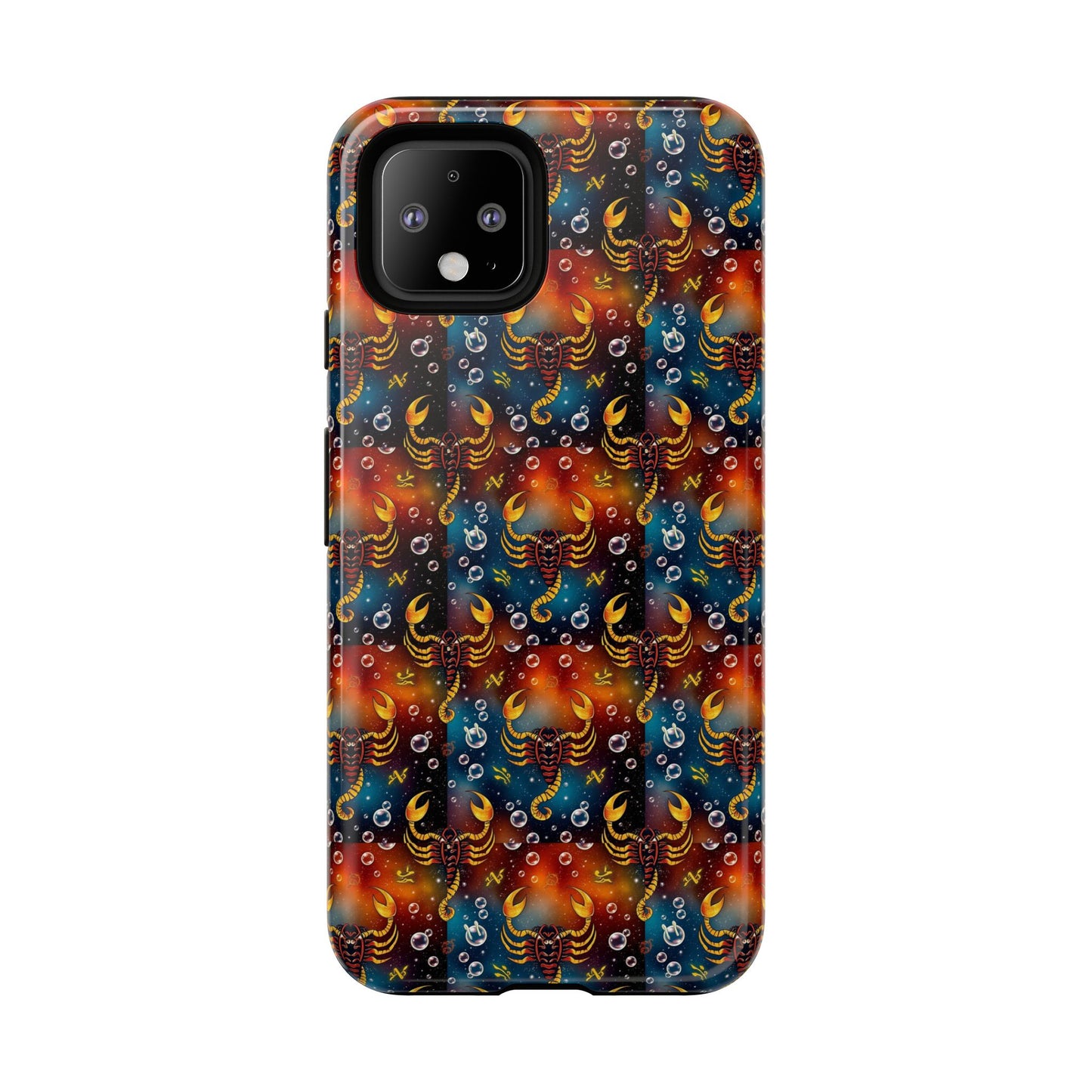 Tough Cases, Scorpio, Zodiac v2, Bubble Pattern