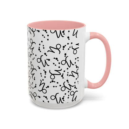 Accent Coffee Mug with the Capricorn sign (11, 15oz)