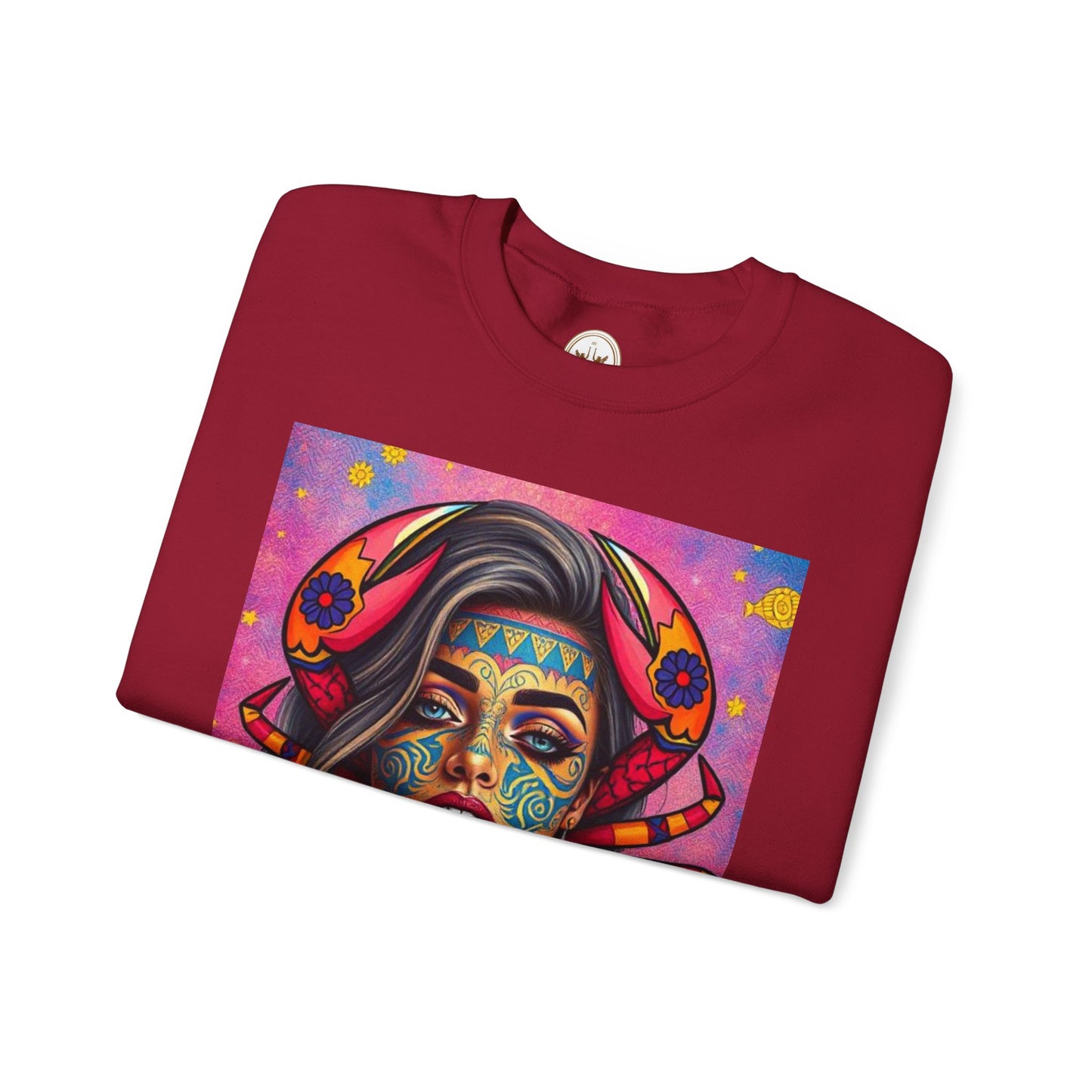 Unisex Heavy Blend™ Crewneck Sweatshirt, Cancer, Zodiac, Sexy Pattern