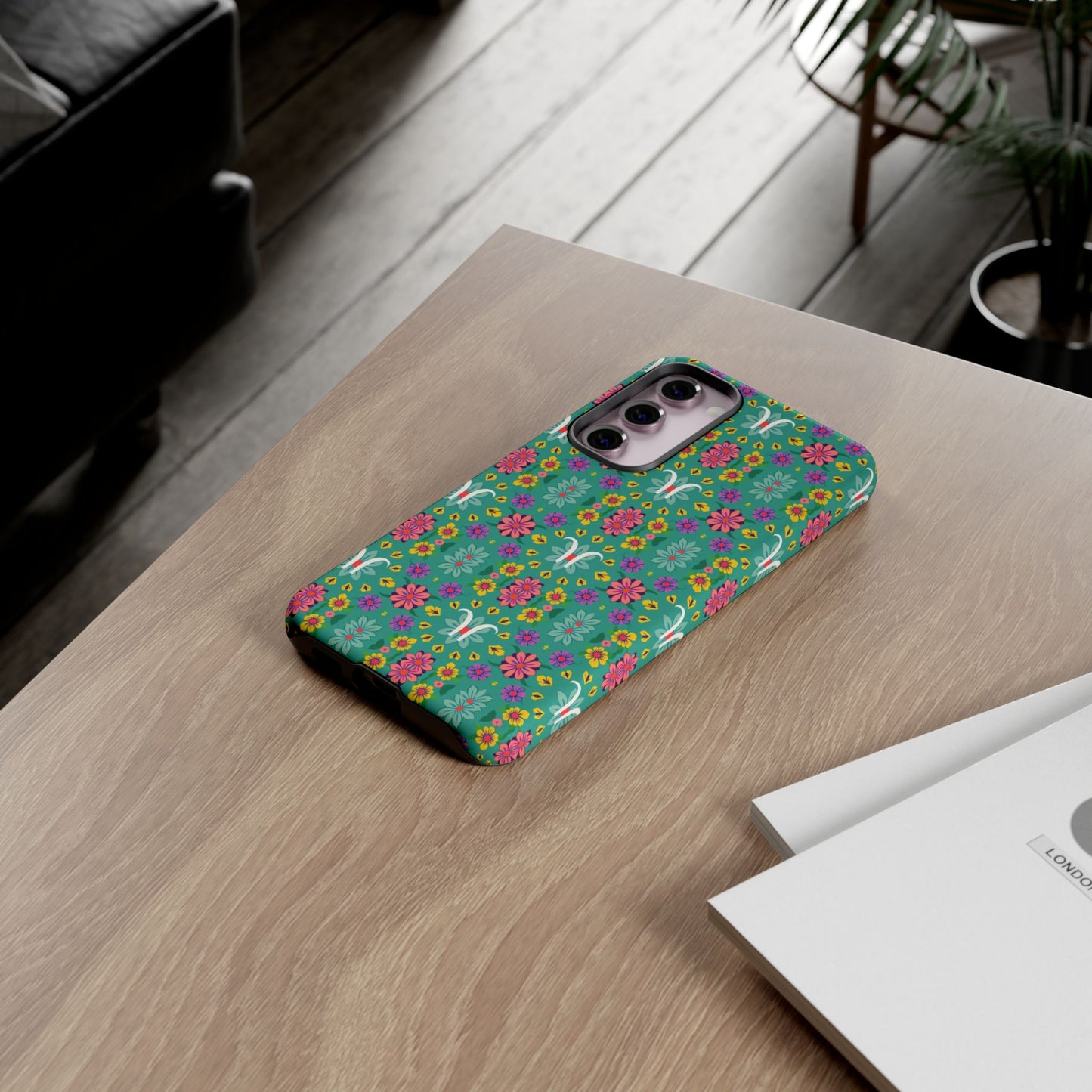 Tough Cases, Aquarius, Zodiac v4, Flower Pattern