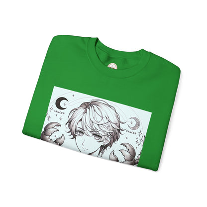 Unisex Heavy Blend™ Crewneck Sweatshirt,Two Moon, Cancer Zodiac Design