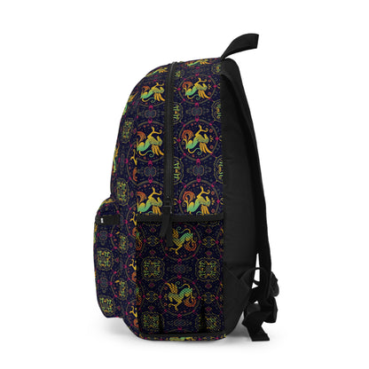 Backpack, Virgo, Zodiac v2, Metal Pattern