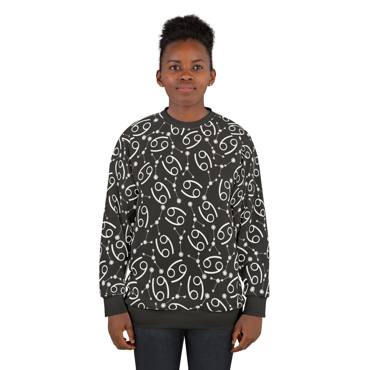 Zodiac AOP Unisex Sweatshirt Cancer Zodiac Sign