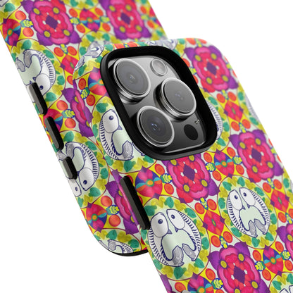 Tough Cases, Pisces, Zodiac v2, Flower Pattern