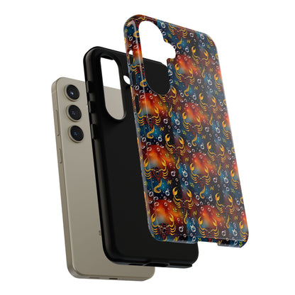 Tough Cases, Scorpio, Zodiac v2, Bubble Pattern
