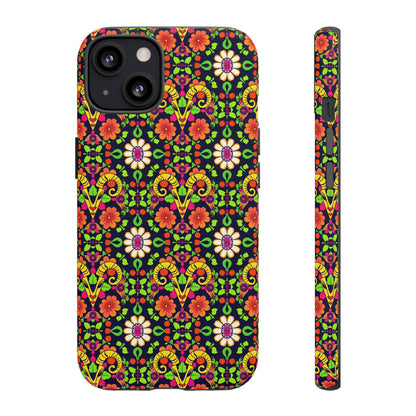 Tough Cases, Aries, Zodiac v4, Flower Pattern
