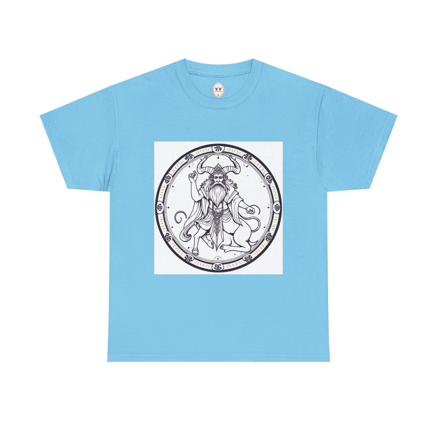 Unisex Heavy Cotton T-Shirt, Bull Centaur, Taurus Zodiac Design