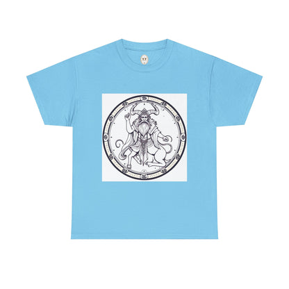 Unisex Heavy Cotton T-Shirt, Bull Centaur, Taurus Zodiac Design