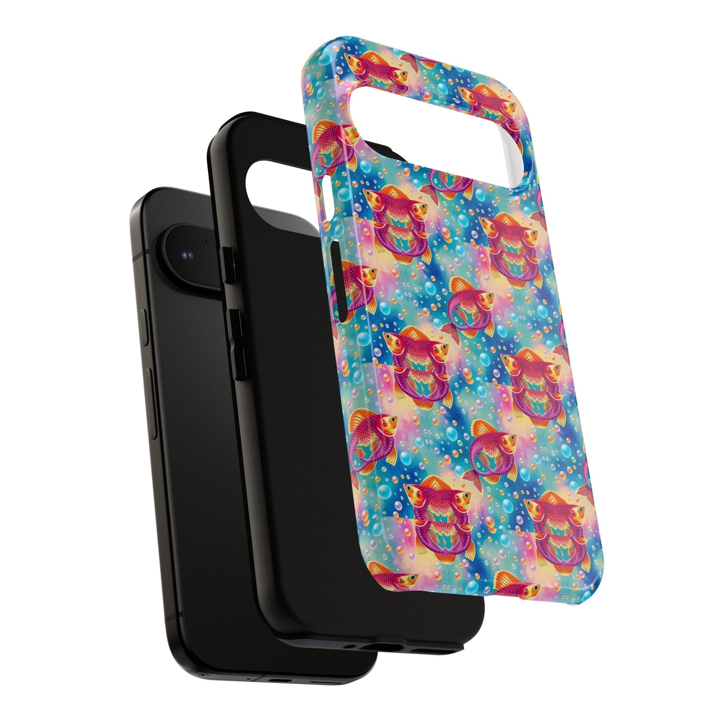 Tough Cases, Pisces, Zodiac v1, Bubble Pattern