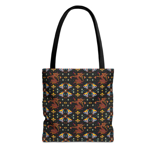 Tote Bag (AOP), Virgo, Zodiac, Jewel Pattern