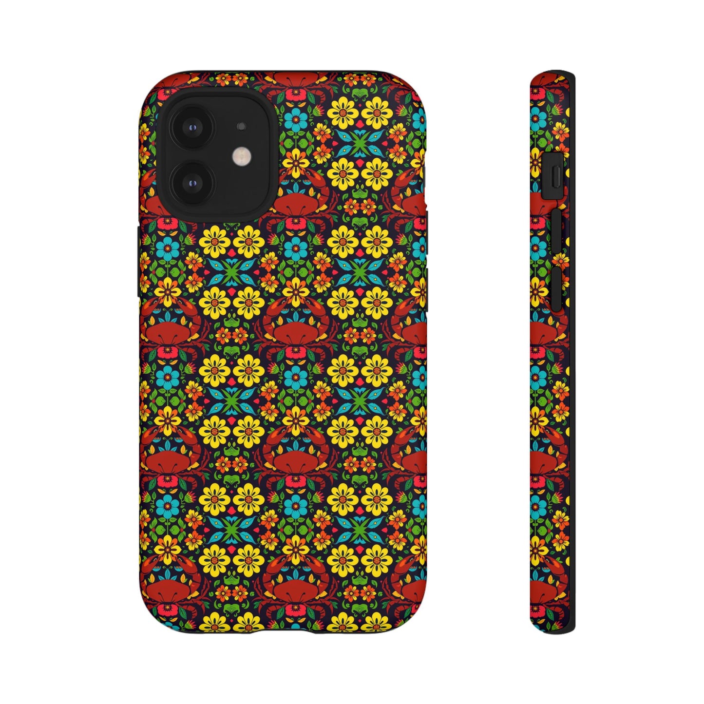 Tough Cases, Cancer, Zodiac v2, Flower Pattern