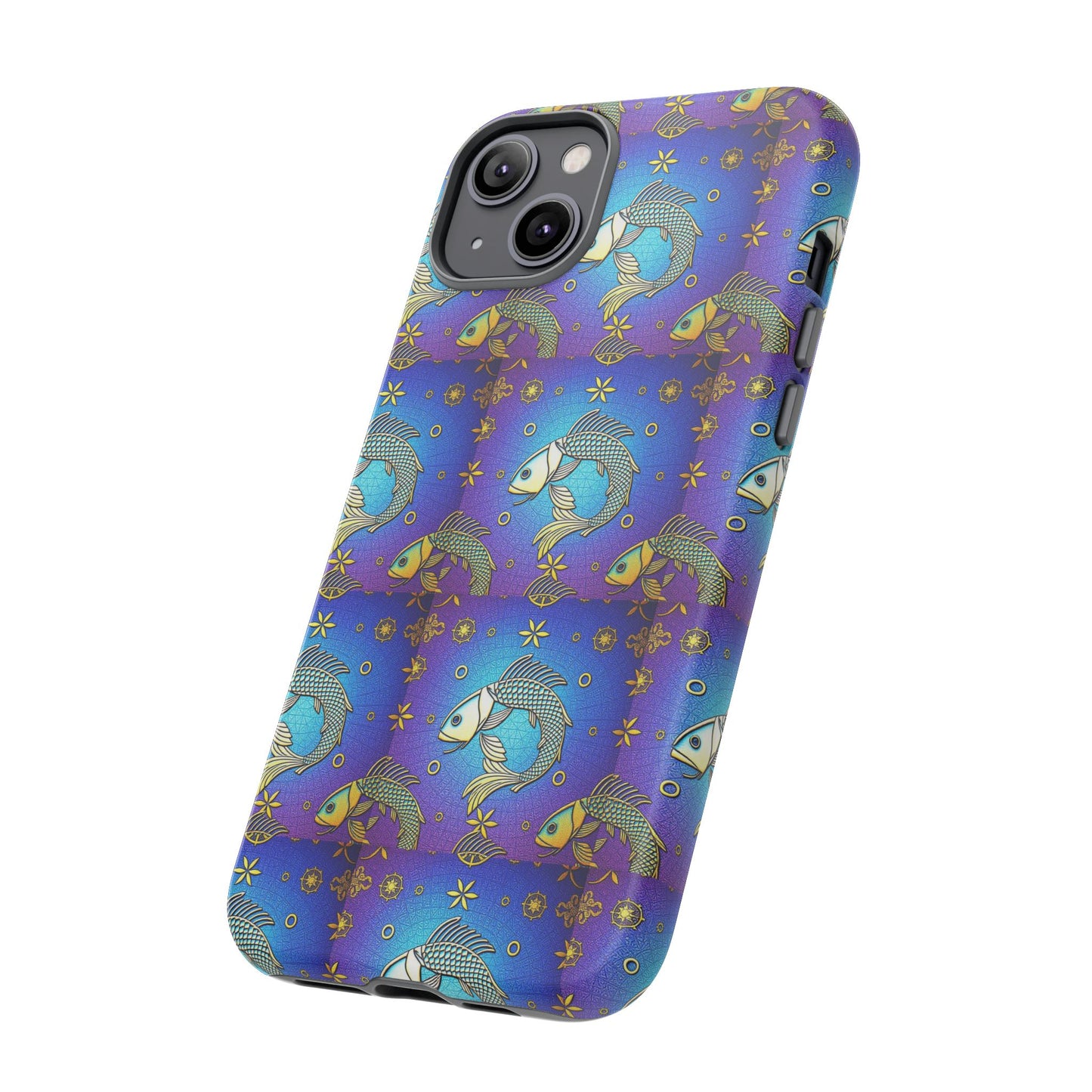 Tough Cases, Pisces, Zodiac v2, Metal Pattern