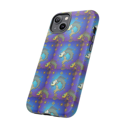 Tough Cases, Pisces, Zodiac v2, Metal Pattern