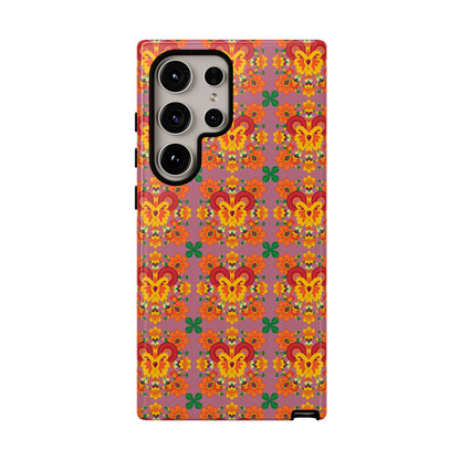 Tough Cases, Aries, Zodiac v1, Flower Pattern