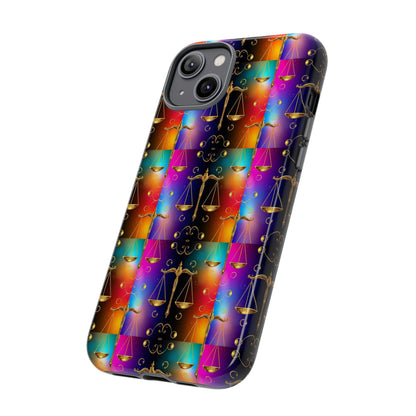 Tough Cases, Libra, Zodiac v1, Metal Pattern