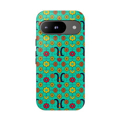 Tough Cases, Aquarius, Zodiac v2, Flower Pattern