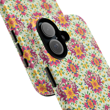 Tough Cases, Cancer, Zodiac v3, Flower Pattern