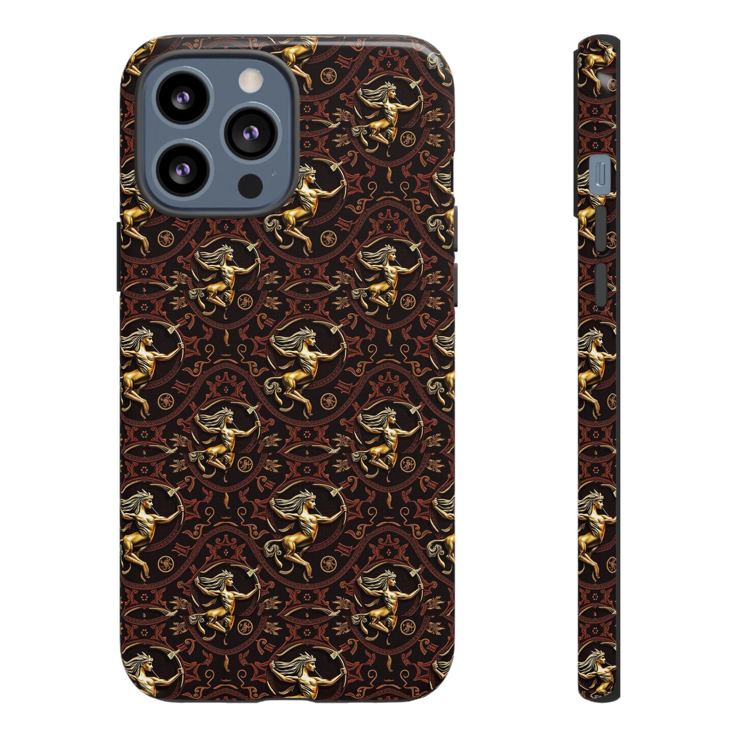 Tough Cases, Sagittarius, Zodiac, Metal Pattern