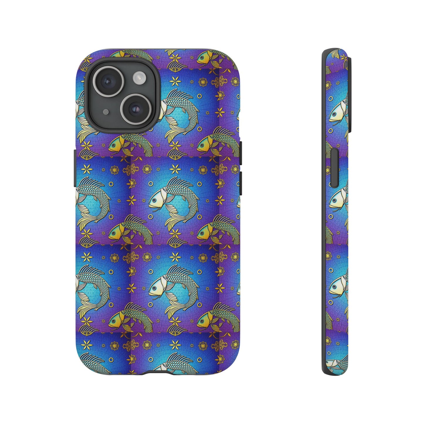 Tough Cases, Pisces, Zodiac v2, Metal Pattern