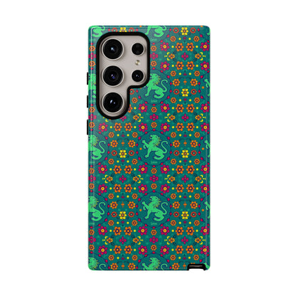 Tough Cases, Leo, Zodiac v3, Flower Pattern