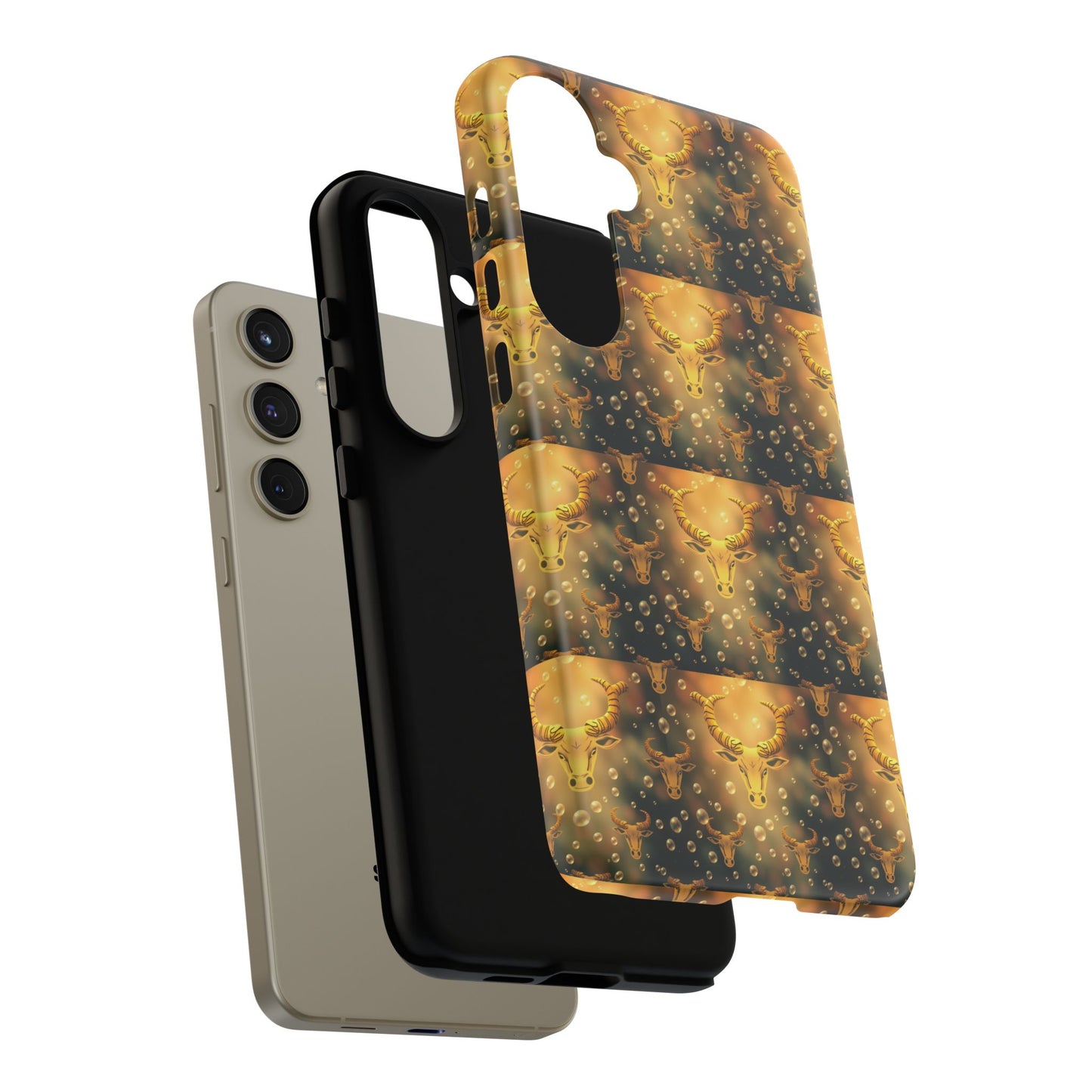 Tough Cases, Taurus, Zodiac v1, Bubble Pattern