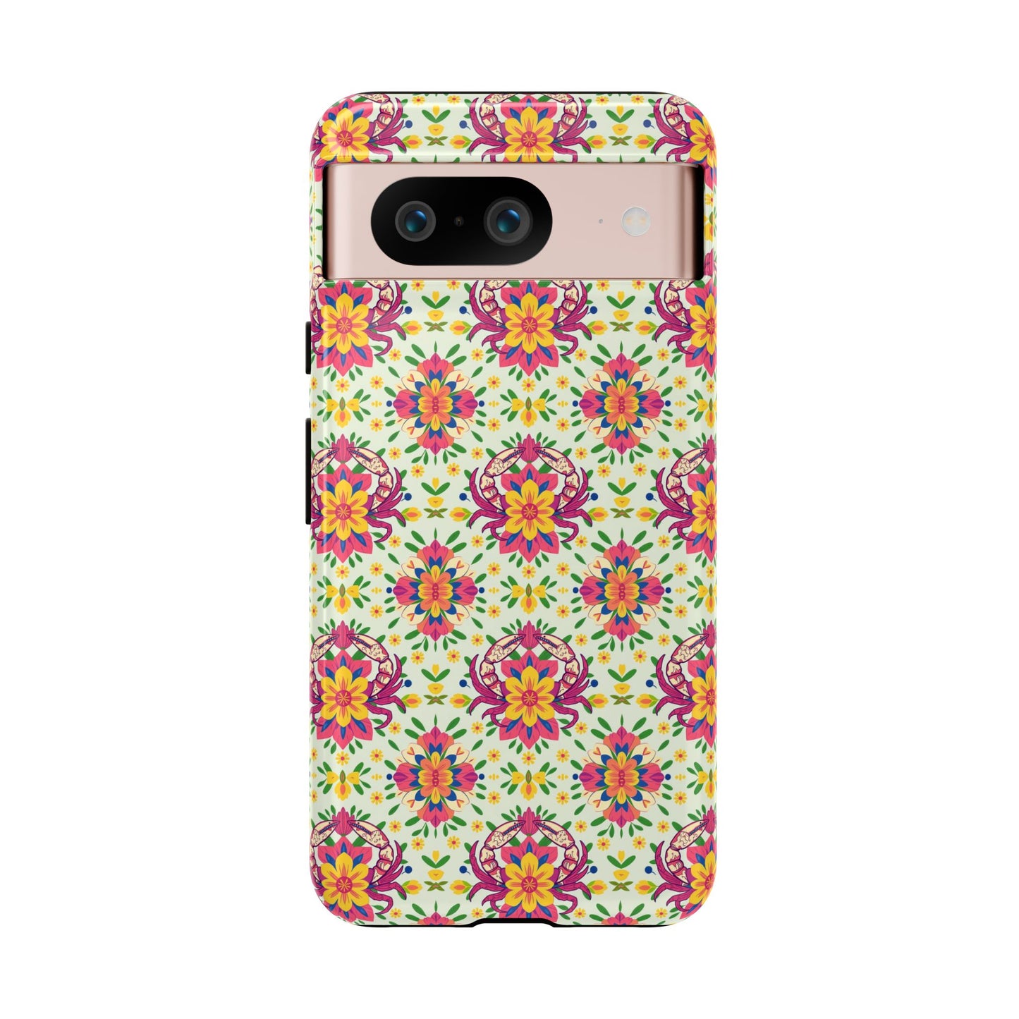 Tough Cases, Cancer, Zodiac v3, Flower Pattern