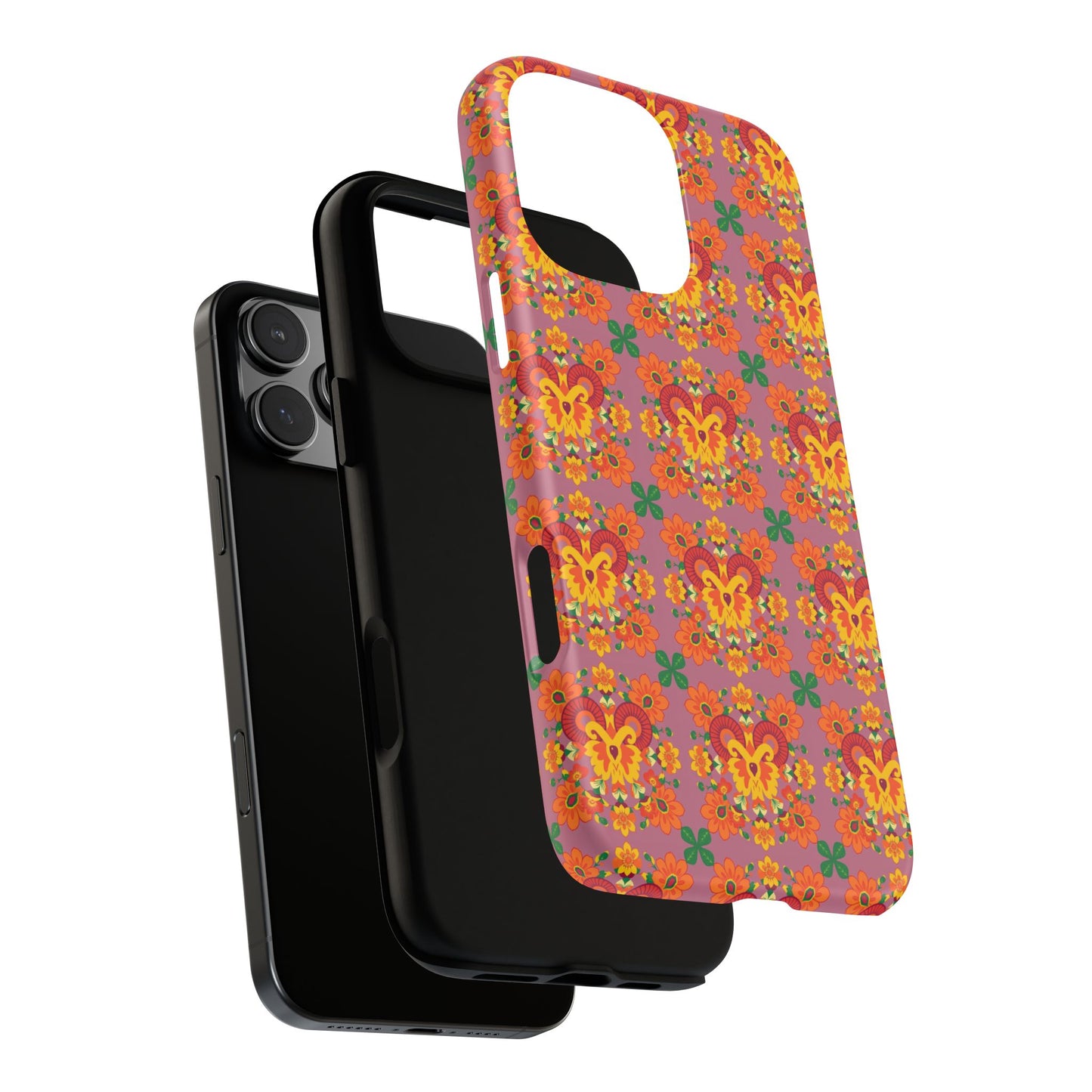 Tough Cases, Aries, Zodiac v1, Flower Pattern