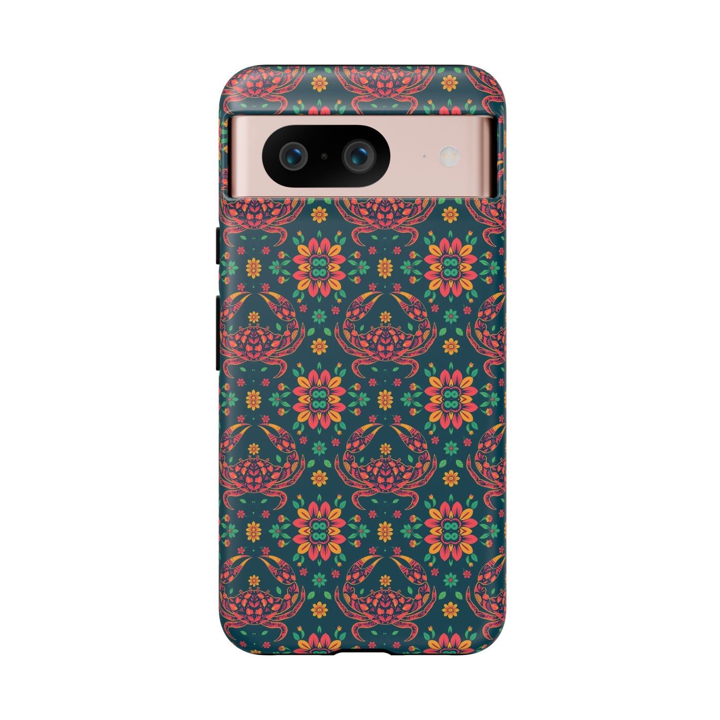 Tough Cases, Cancer, Zodiac v4, Flower Pattern