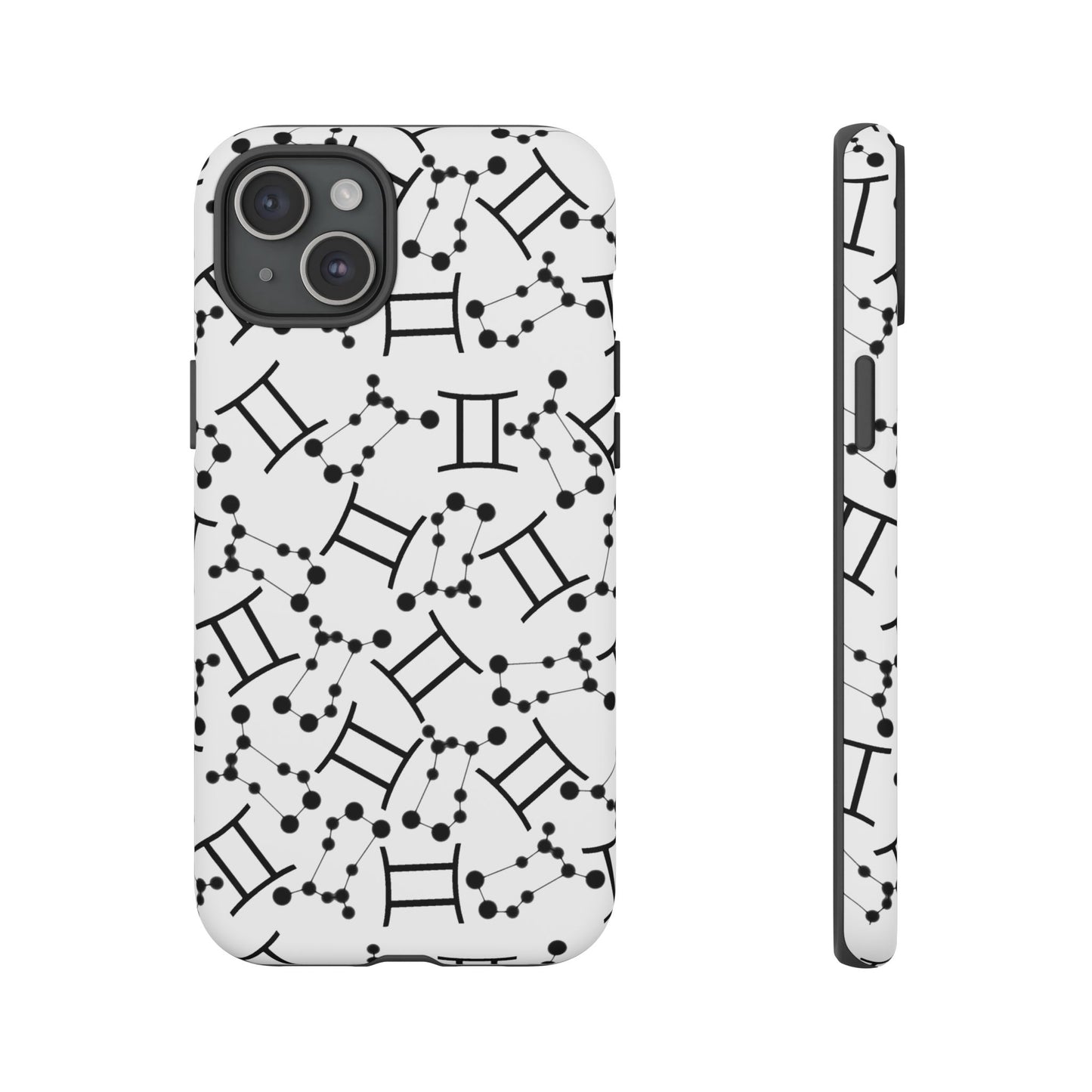 Tough Cases with the Gemini Zodiac sign for iPhone, Samsung Galaxy, and Google Pixel devices