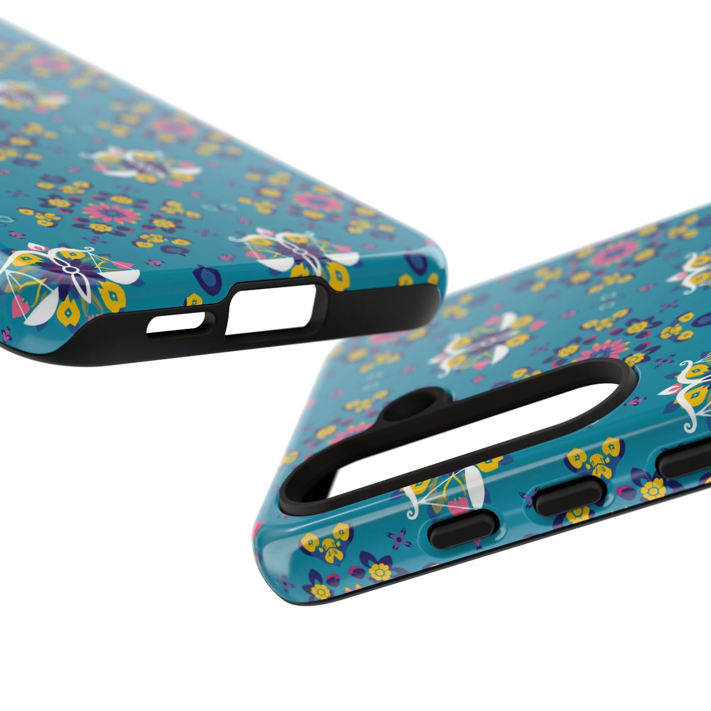 Tough Cases, Libra, Zodiac v2, Flower Pattern