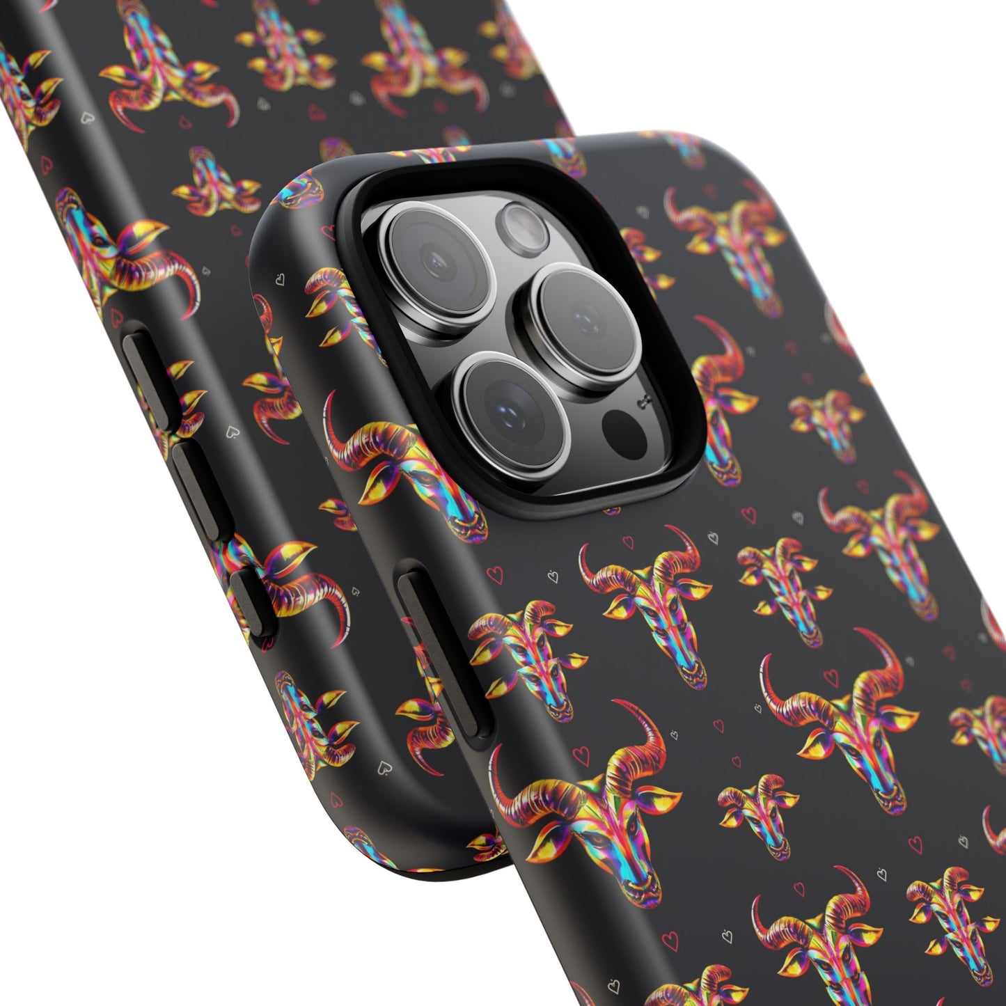Tough Cases, Taurus, Zodiac, Metal Pattern