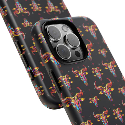 Tough Cases, Taurus, Zodiac, Metal Pattern
