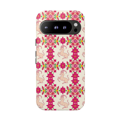 Tough Cases, Capricorn, Zodiac v3, Flower Pattern